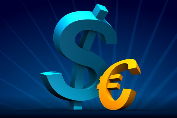 spadki euro, wzrosty na dolarze przez rosję